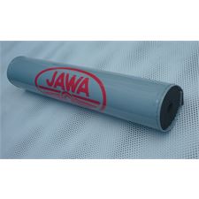 ŘÍDÍTKOVÝ CHRÁNIČ NA HRAZDU - ŠEDÝ + ČERVENÉ LOGO JAWA